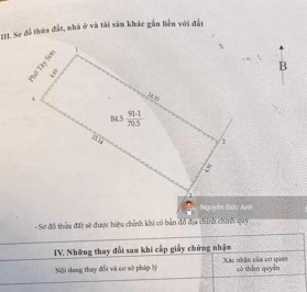 Tin thật. Bán đất mặt phố Tây Sơn, sổ vuông không QH, 71m2, MT 4.9m, 26 tỷ