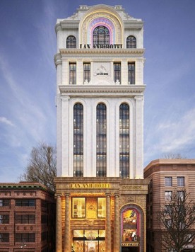 Bán tòa khách sạn mặt phố Trần Thái Tông - Dịch Vọng Hậu, 300m2 x 10T