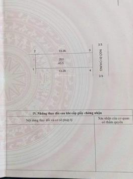 Bán nhà phân lô Hai Bà Trưng, ngõ ô tô qua, DT 44m2 x 7,5 tỷ