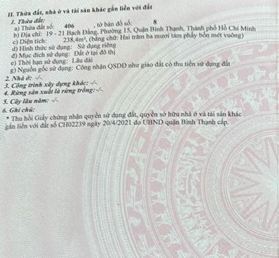 Chính chủ Bán nhà 19-21 Bạch Đằng, Phường 15, Quận Bình Thạnh