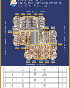 Căn hộ 2PN - 3PN 90m2 - 114m2 vip nhất dự án QMS Top Tower Tố Hữu, cam kết rẻ nhất thị trường