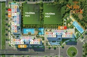 Căn 3PN QDN cuối cùng giá rẻ nhất toà G2 - Sola Park chỉ 4,2 tỷ - 76 m2. Bàn giao full nội thất