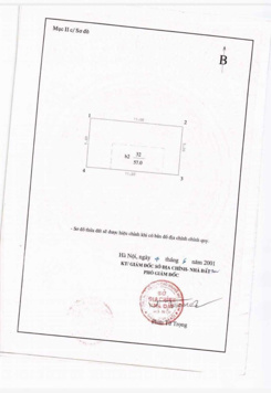 Chính chủ bán đất Cầu Giấy, 62m2, mặt tiền 5m, cách phố 15m, 7,2 tỷ có thương lượng