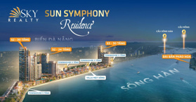 1 căn độc quyền Sun Symphony Residence view sông + pháo hoa, chỉ 3.X tỷ, pháp lý sở hữu lâu dài