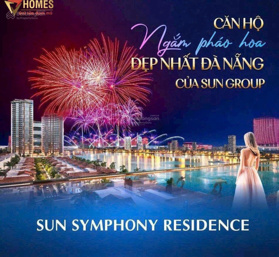 Căn hộ cao cấp Sun Symphony DN - Studio 2.6 tỷ/40m2, 2PN 3.5 tỷ/53m2, view sông 6.2 tỷ/70m2. Ck 18%