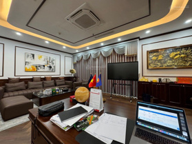 Cho thuê văn phòng ở Đại Kim, Hoàng Mai tiêu chuẩn 5 sao. Đã làm đầy đủ hệ thống PCCC,mạng,âm thanh