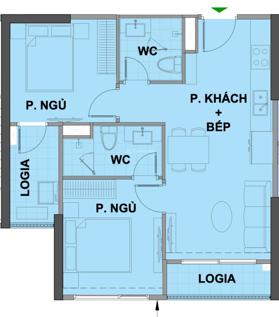 Bán 2N2W - Rẻ nhất THE LONDON - OCP1 - Thanh toán 15% trong 2 năm ~ khoảng 510tr - HTLS 30 tháng