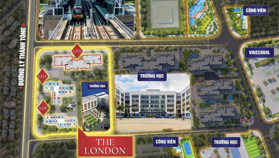 Mua nhà từ móng - Đóng giãn tiến độ ~ 1%/tháng - The London phong cách Anh Quốc đầu tiên tại VHOP