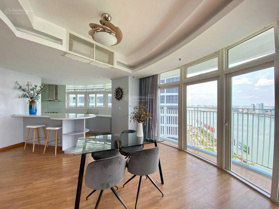 Căn Azura 3PN, 188m2 tầng trung, view trực diện sông Hàn giá rẻ nhất TT 49,2x tr/tháng. LH Ms Linh