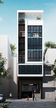 Cho thuê nhà mặt chính khu ICC Quán Mau - Lạch Tray, mặt tiền 7.5m, DT 150m2 x 7 tầng thông sàn mới