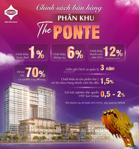 Giỏ hàng độc quyền cực nét dự án Sun Ponte Residence, giá F0 từ chủ đầu tư