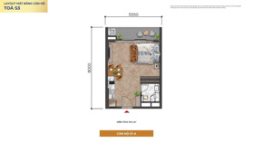 Căn Hộ Studio căn Shymphony Đà Nẵng giá tốt nhất GĐ1,Chiết khấu lên tới 15,5%, hỗ vay 0%, Tặng vàng