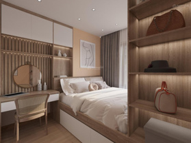 Phòng KD Minato cần cho thuê căn hộ 1 ngủ, hoàn thiện mới tinh, giá 12tr/ tháng