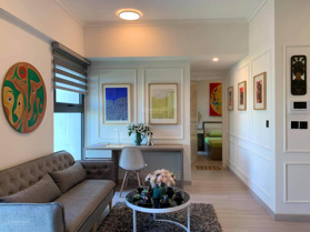 Cho thuê căn hộ 58m2 2PN 1WC đủ đồ ban công ĐN view hồ tòa Park 2 Ecopark. LH 0964 007 130