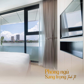 Sống có gu tại căn hộ 1BR + giáp trực diện sông Hàn tại Đà Nẵng