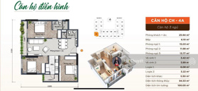 Mua nhanh kẻo lỡ, bán nhanh căn hộ BMG 94.5m2 toà A - ban công Đông Bắc, giá: 5.2tỷ, nguyên bản CĐT