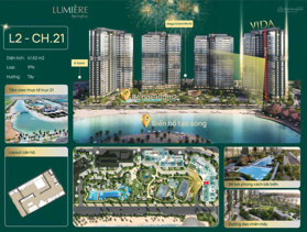 Bán căn 1PN 41,62 tầng trung view trọn cảnh quan hồ tạo sóng - LUMIÈRE SpringBay