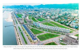 Ô ngoại giao, sát biển, đất nền sổ đỏ view trọn Vịnh Bái Tử Long, cách bãi tắm 50m, S=114m2