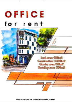 Chính chủ cho thuê văn phòng mới xây 100% - giá thuê cực tốt - vị trí để xe thỏa mái!