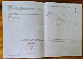 Cần bán gấp lô đất mặt tiền đường. DT 5x26m. Full thổ cư