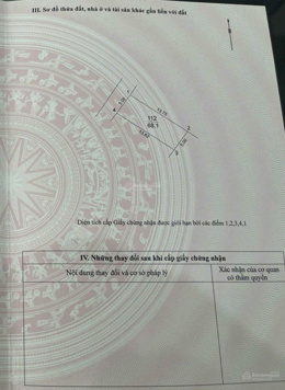 Chính chủ cần bán đất giá 4,494 tỷ VND tại Đông Anh, Hà Nội, diện tích 68.1 m2