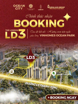 Chính thức nhận booking toà LD3 - The London, giảm 7% khách hàng ký sớm, hỗ trợ lãi suất 8 năm
