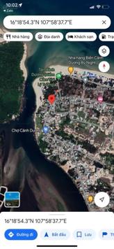 Bán thửa đất. Ngay biển Cảnh Dương - Nằm trên trục đường chính - Thích hợp KD hotel - Đã có sổ