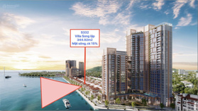 Biệt thự mặt sông Hàn, đẳng cấp cho gia chủ, xứng tầm sở hữu, số lượng Hữu Hạn. 345m2 đất, CK 15%