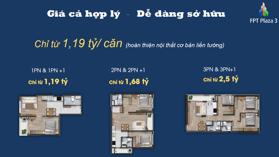 Ra mắt căn hộ FPT Plaza 3 giai đoạn 1 - Chỉ 1.2 tỷ/1PN 1,68 tỷ/2PN, 2.5 tỷ/3PN - HT vay LS 0% 24