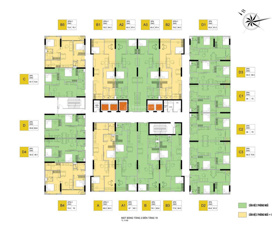 Bán gấp căn chung cư 2ngủ 2WC tại TP Bắc Giang 1.960 tỷ