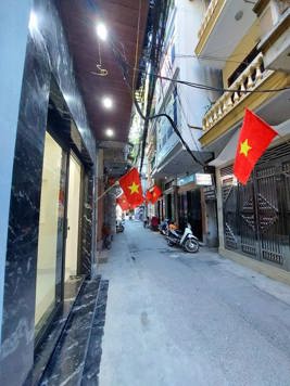 Bán nhà ngõ Hồng Mai - Hai Bà Trưng diện tích 24/30m x 5 tầng mặt tiền 3,8m giá 6,4 tỷ Mặt ngõ ô tô thông các phố- Lô góc- Ngõ  kinh doanh sầm uất Nhà mới đẹp