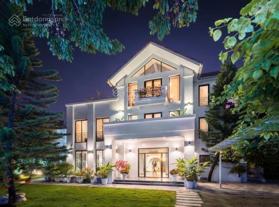 Cho thuê BT đơn lập 540m2, 4PN master đầy đủ nội thất, khu Hoa Phượng, nội thất mới, giá 80 triệu