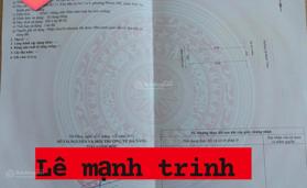 Bán lô đất mặt tiền Lê Mạnh Trinh DT 103m2 ngang 5m sát biển