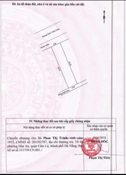 Bán lô đất mặt tiền Thích Thiện Chiếu DT 90m2 hướng Tây giá tốt