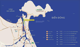 Căn hộ cao cấp 2PN Sun Symphony Đà Nẵng, view trực diện sông Hàn, hướng Nam mát mẻ. 83 triệu/m2