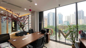 Chính chủ cho thuê văn phòng Stellar Garden 220m2 sẵn nội thất đẹp