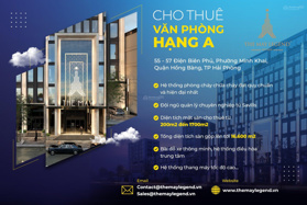 The May Legend - Cho thuê văn phòng cao cấp hạng A - Trung tâm thành phố Hải Phòng