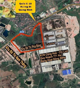 Duy Nhất 1 Lô RĐ ất nền KĐT mới phía Đông - Tp Chí Linh.Giá 1.x tỷ / lô - sổ đỏ trao tay