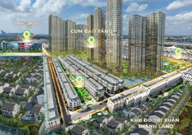 Bán gấp shop Thời Đại 75m2 đối diện chung cư Masteri, giá 12.X tỷ bao phí