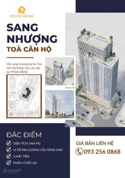 Cần sang nhượng dự án Toà Căn Hộ Khách Sạn cao cấp tại TP ĐÀ NẴNG
