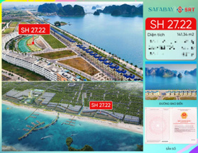Bán ô đất nền sổ đỏ view vịnh SH27 giá 44tr/m2