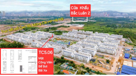 Bán nhà Vinhomes Móng Cái DT 85m2 xây 5tầng, trước mặt công viên, bể bơi, bãi đỗ xe, kinh doanh tốt