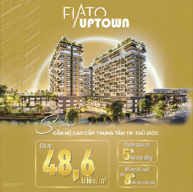 Cần Bán căn hộ 2PN dự án Fiato Uptown Thủ Đức diện tích 80m2 giá chỉ 3.8 tỷ nội thất cao cấp.