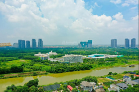 Căn hộ 2PN tầng trung giá chỉ 3.582tr TTS CK 6% ban công Đông Nam view sông và quy hoạch sân Gofl