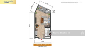 Studio view công viên giá có vay 2.3 tỷ dự án Sun Symphony - chỉ có 01 căn - liên hệ Ms Châu Mỹ SRT