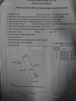Bán đất khu Phố 3, Phường Phú Thạnh, 5,6x23 = 134,6 m2 giá 650 tr