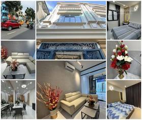 Biệt thự mini thiết kế Singapore đẹp lung linh 4 phòng master, full NT cc hẻm vip Quang Trung