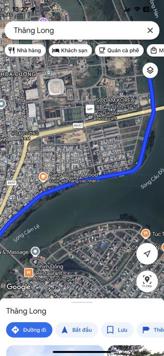 Mặt tiền đường Thăng Long view sông Hàn tuyến phố biệt thự VIP. Diện tích 500m2 thuận lợi XD