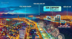 Căn 2PN Sun Symphony Đà Nẵng, view trực diện sông Hàn, pháo hoa, hướng Nam mát mẻ. Giá gốc CĐT