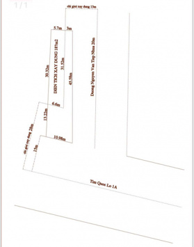 Cực hiếm: Lô góc Quốc Lộ 1A với đường Nguyễn Văn Tiếp, Bến Lức, Long An